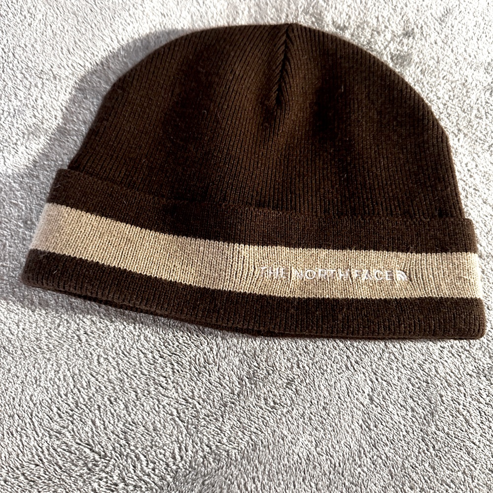 The North Face beanie. Brown. One size fits most